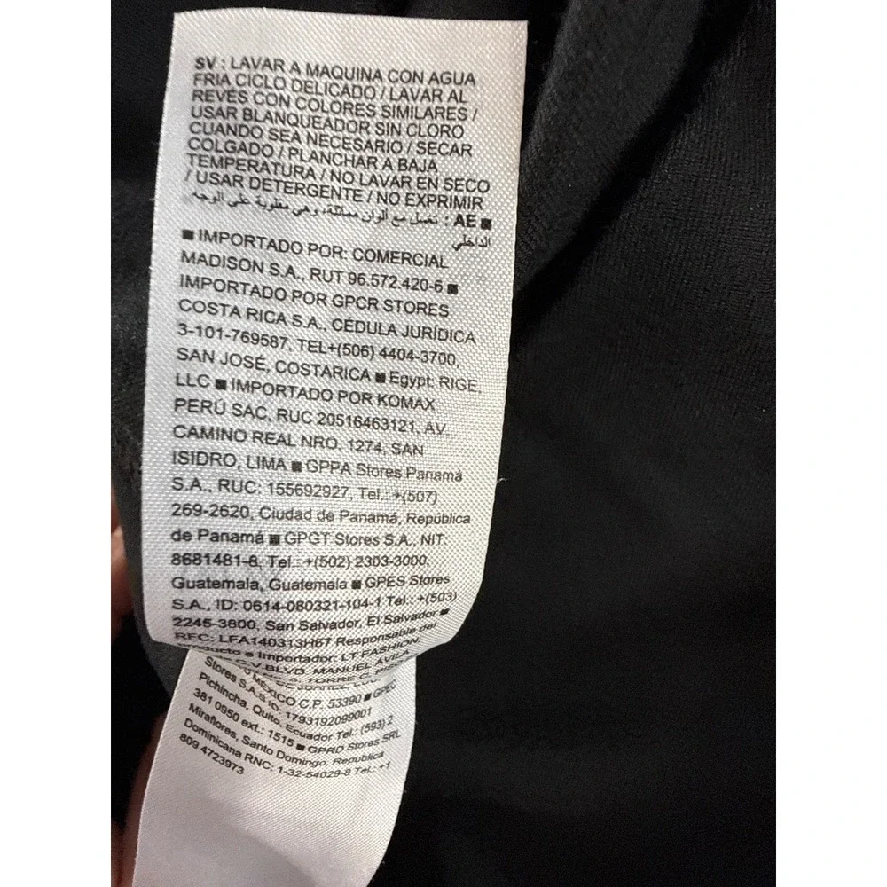 Black Wide Leg High Rise Pull On Trousers with Front Patch Pockets